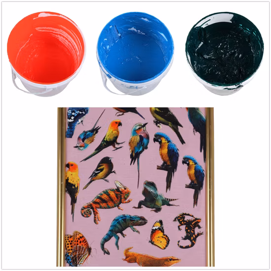 Cheap Wholesale Liquid Silicone Pigment Ink for Textile Screen Printing