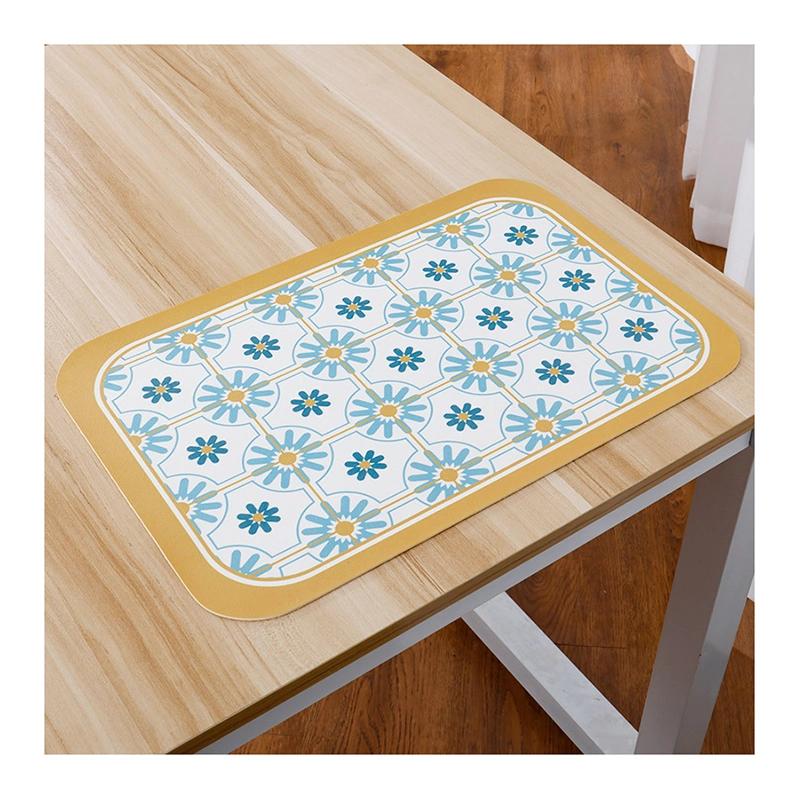 Placemats PVC Cup Placemat Dining Slip Dish Mats Woven Mesh 2022 New Design Anti Wholesale for Kitchen &Amp; Heat Non Table Mat