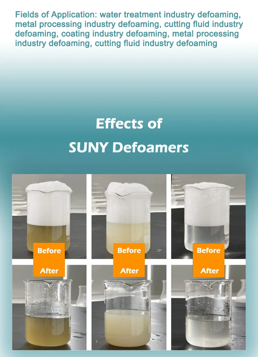 Suny Sy-4330 Silicon-Based Defoamer Antifoam Compound for Wastewater Treatment