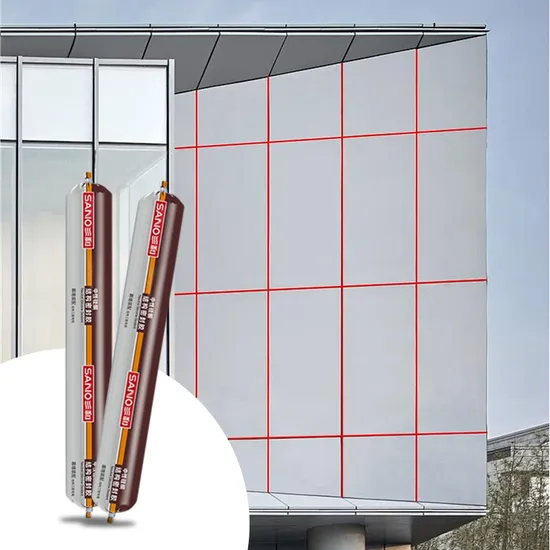 Sanvo High Movement UV Resistant Weatherproof Silicone Sealant Waterproof Elasticity Building Materials for Curtain 