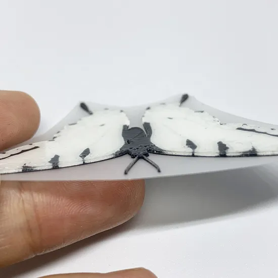 Custom Print 3D High Density Silicone Heat Transfer Logo 