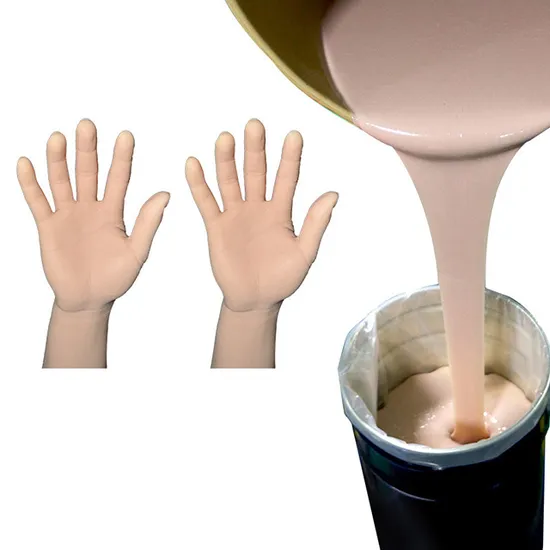 Like Human Skin Soft RTV2 Skin Safe Platinum Liquid Silicone Rubber for Reborn Doll 