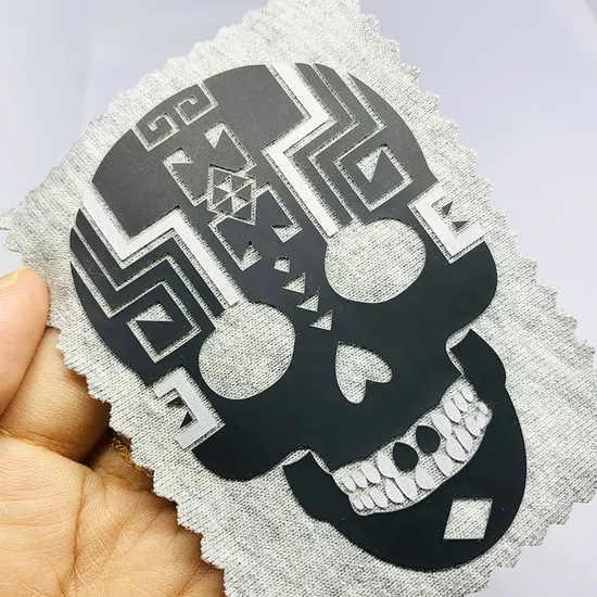 Heat Press Silicone Raised Rubber Heat Transfer 