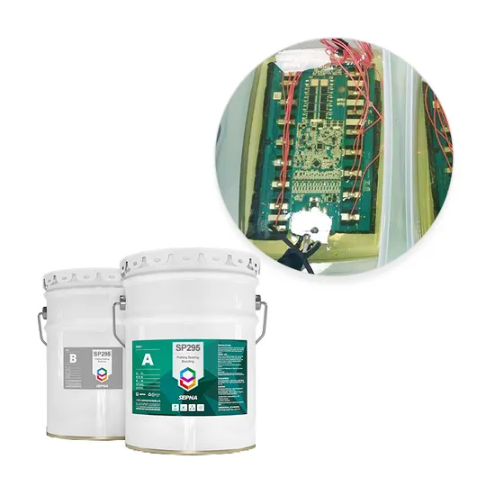 Sp295 Transparent Two Component Casting Potting Polyurethane Epoxy Silicone Material Adhesive Sealant Compound for Appliance PCB 