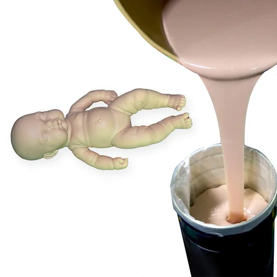 Artificial Limb Silicone Soft Reborn Baby Doll Liquid Rubber 