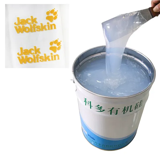 Industrial Grade Liquid Silicone Printing Ink for Knitting Printing 