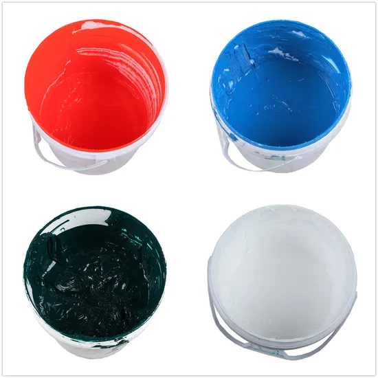 Liquid Silicone Pigment Ink for Textile Screen Printing with ISO Certification 
